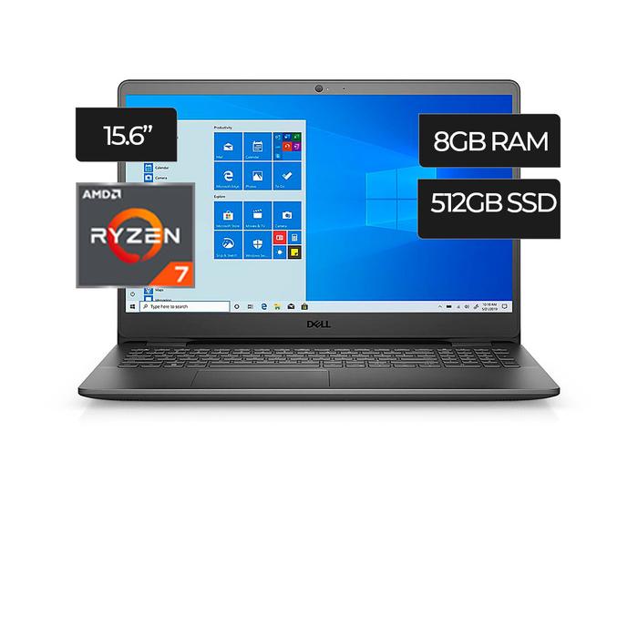 Jual LAPTOP DELL INSPIRON 3505- RYZEN 7 3700U 8GB 512GB SSD 15.6