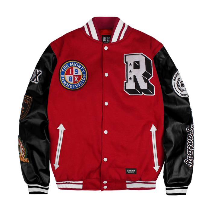 RRL DIXON VARSITY JACKET Penguin Mens Chevron Varsity Jacket