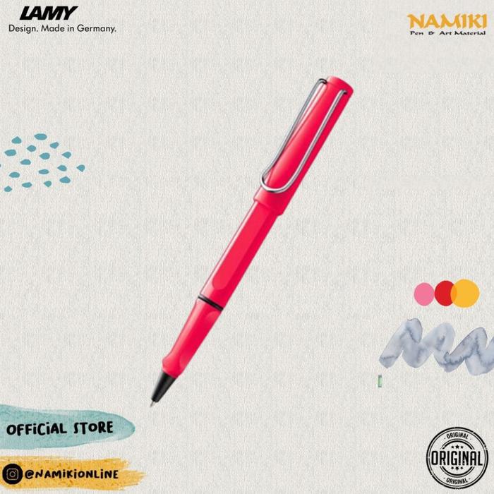 Gambar LAMY SAFARI ROLLERBALL PEN SPECIAL EDITION - 341 NEON CORAL dari Namiki Online undefined Tokopedia
