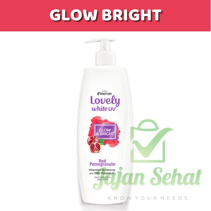 Gambar EMERON LOVELY UV WHITE 500ml - GLOW BRIGHT dari Jajan Sehat Shop undefined Tokopedia