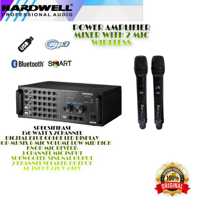 Jual POWER AMPLIFIER MIXER KARAOKE HARDWELL ULTIMATE7000 ORIGINAL PLUS
