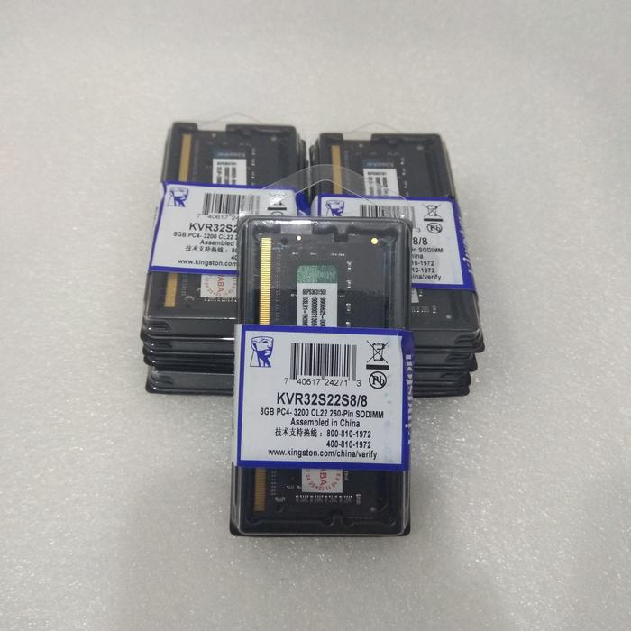 Jual soddim sodim ram memory laptop notebook ddr4 8gb pc 3200 kingston ...