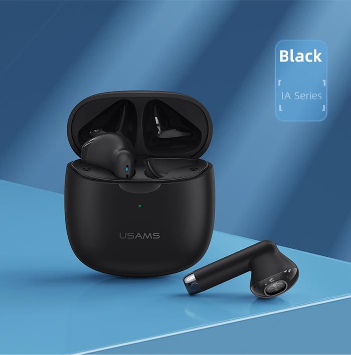 Gambar USAMS IA04 TWS True Wireless Earbuds Bluetooth BT5.0 - Hitam dari USAMS Official Store ID undefined Tokopedia