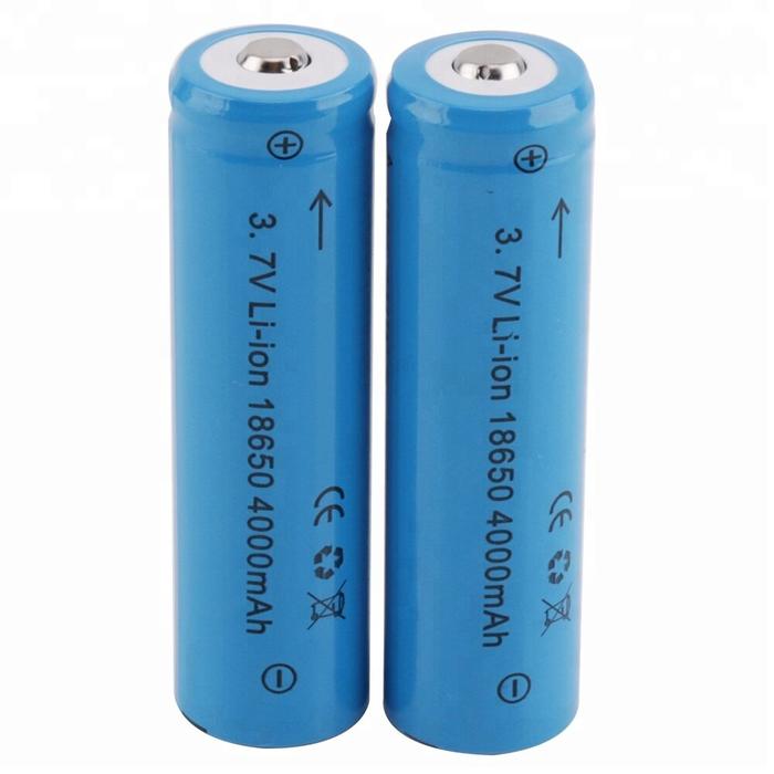 Gambar Baterai 18650 Flat Top / Pin Batere 18650 Battery - BIRU 4000mAH dari zetama id undefined Tokopedia