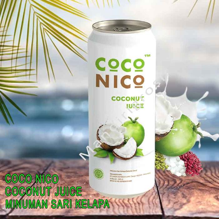 Gambar Coconut Juice *Coco Nico * Minuman Sari Kelapa * Nata De Coco 245ml dari MD mandiri undefined Tokopedia