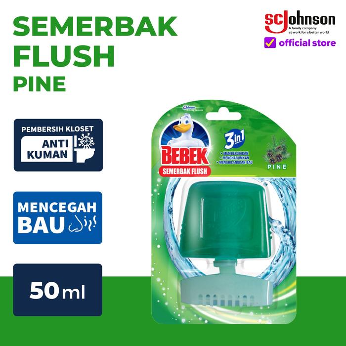 Gambar Bebek Semerbak Flush Pine 50mL dari SC Johnson & Son Indonesia undefined Tokopedia