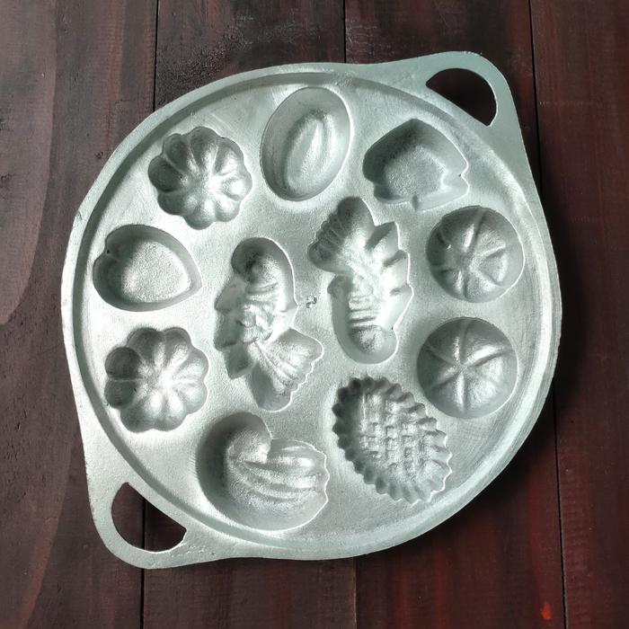 Gambar Loyang Kue Cubit - 11 Lubang dari Opal Baking Tools undefined Tokopedia