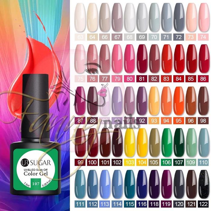 Gambar (91-120) UR SUGAR 7.5ml halal Soak off gel polish ursugar / kutek gel - 91 dari Finnynailss undefined Tokopedia