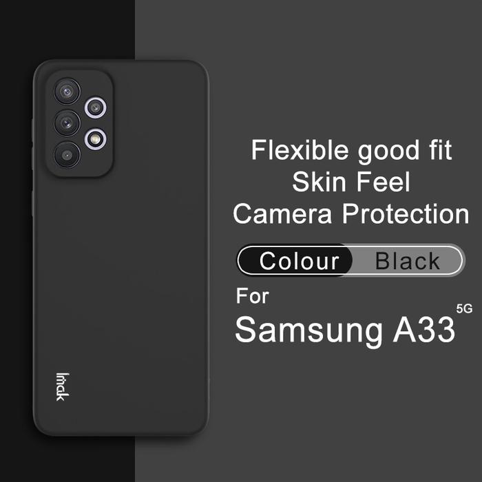 Gambar Soft Case Samsung Galaxy A33 5G Casing IMAK Original Silicone Camera - Hitam dari Jakies Home undefined Tokopedia