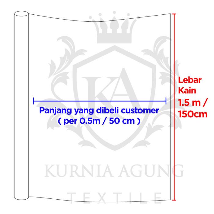 Gambar Satin Velvet Halus Jatuh Warna ABU MUDA Gamis Puring Meter dan 0.5m - Meter dari Toko Kain Kurnia Agung undefined 5 Tokopedia