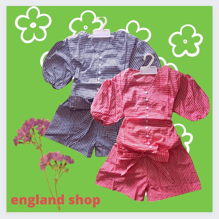 Gambar baju setelan anak perempuan junior korea import 5 6 7 8 9 10 tahun - set murce, 5-6 tahun dari England Kids Shop undefined Tokopedia