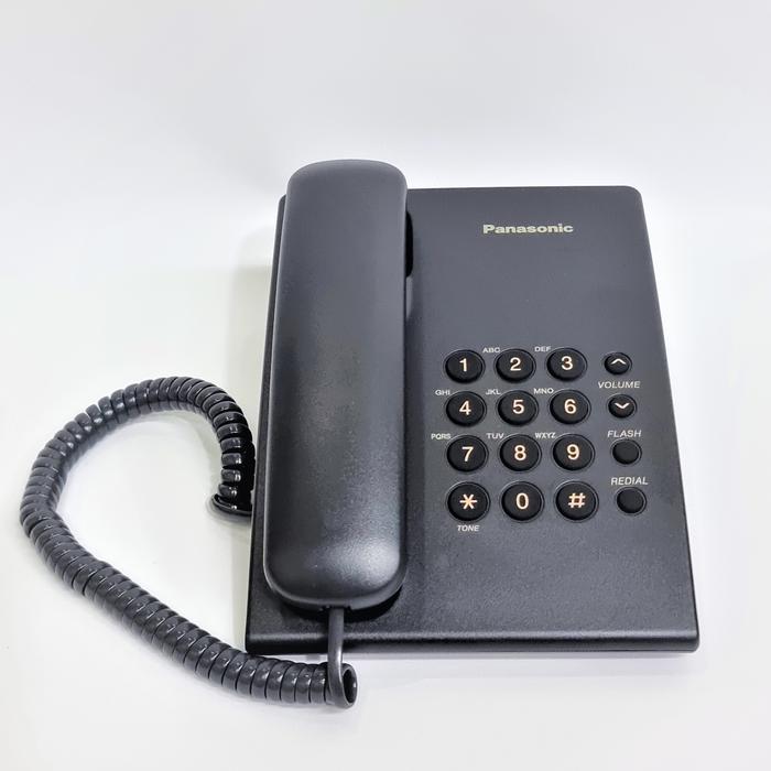 Gambar Telepon Kabel Panasonic KX-TS500 Telepon Kantor/Rumah KX-TS500 - Hitam dari Sumber Berkat Elektronik undefined Tokopedia