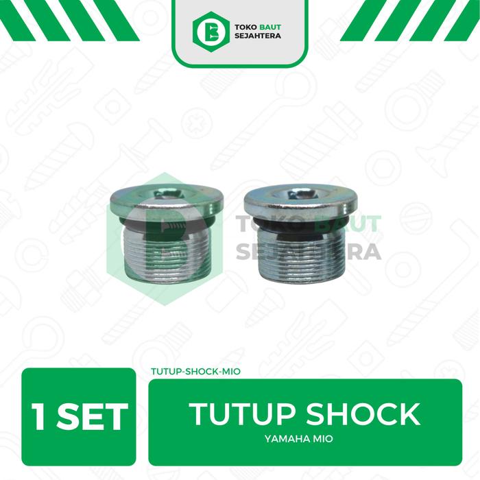 Gambar BAUT TUTUP AS SHOCK DEPAN MIO SPORTY,M3,SMILE/SOUL GT/Fino (1SET) dari Toko Baut Sejahtera undefined Tokopedia