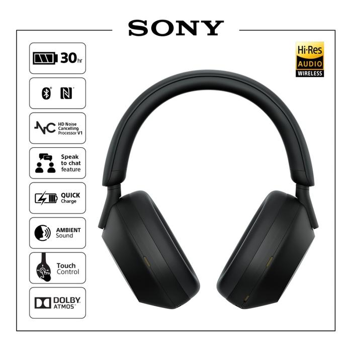 Promo Sony WH-1000XM5 WH-1000 XM5 Headphone Wireless With Noise