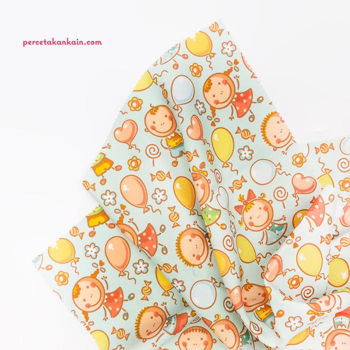 Gambar Kain Motif Kids Pattern - Arlie - Biru Muda dari Arlie Percetakan Kain undefined Tokopedia