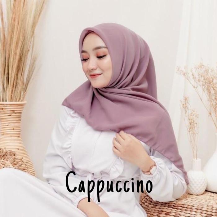 Gambar [ COD ] Bella Square 60 Warna Hijab Segiempat - Cappucino dari hannahalmira undefined Tokopedia