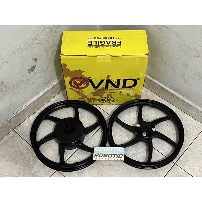 Gambar Velg VND Ring 14 Sixstar Scoopy Beat Vario - Hitam, vario 110 dari Robotic Motosport undefined Tokopedia