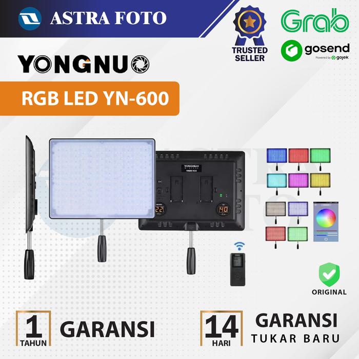 Gambar Yongnuo YN-600 RGB LED Video Light - YN600 RGB - Continous Lighting - Unit Only, No Lightstand dari Astra Foto undefined Tokopedia