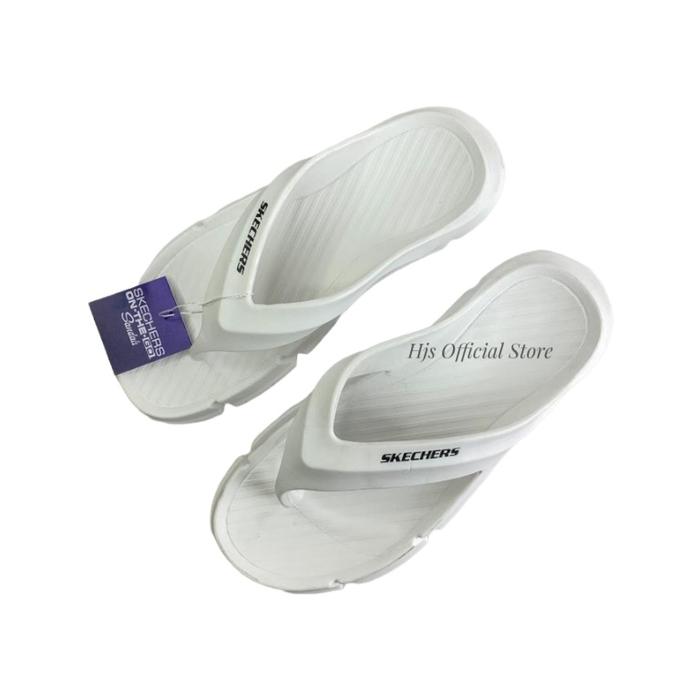 Gambar Sandal Jepit Pria Skechers Sendal Japit Pria Terbaru Sandal Japit Pria - Putih, 39 dari HJS Store 2021_NEW undefined Tokopedia