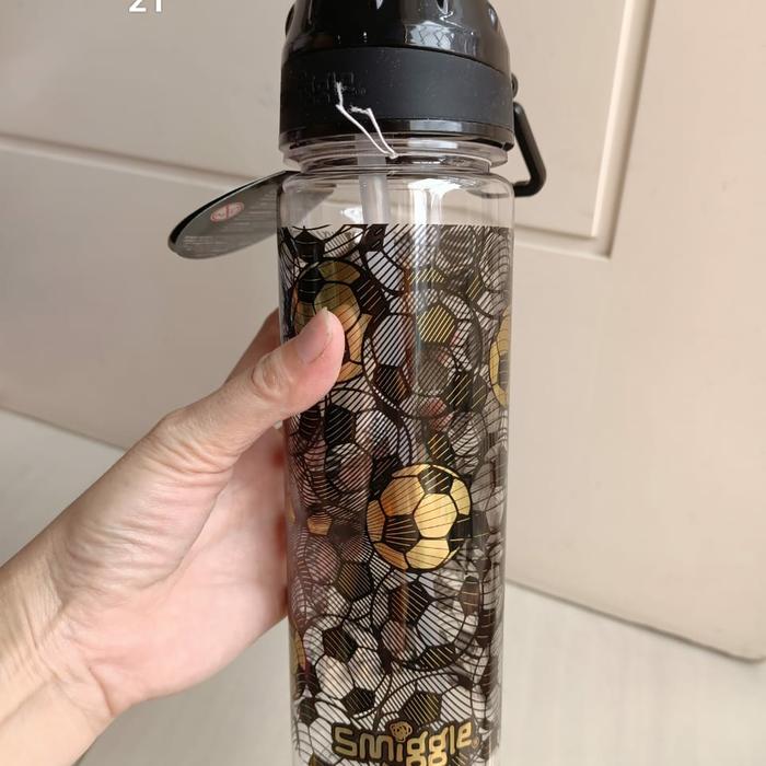 Gambar TAS RANSEL BACKPACK SMIGGLE SOCCER GOLD WHITE  BLACK ORIGINAL - Botol 650ml dari Azira Tas undefined Tokopedia