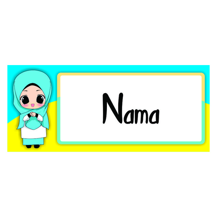 Gambar Sticker Label Nama Anak Lucu/Label Nama Custom/Sticker Buku - Motif P2 dari Sinar24jamofficial undefined Tokopedia