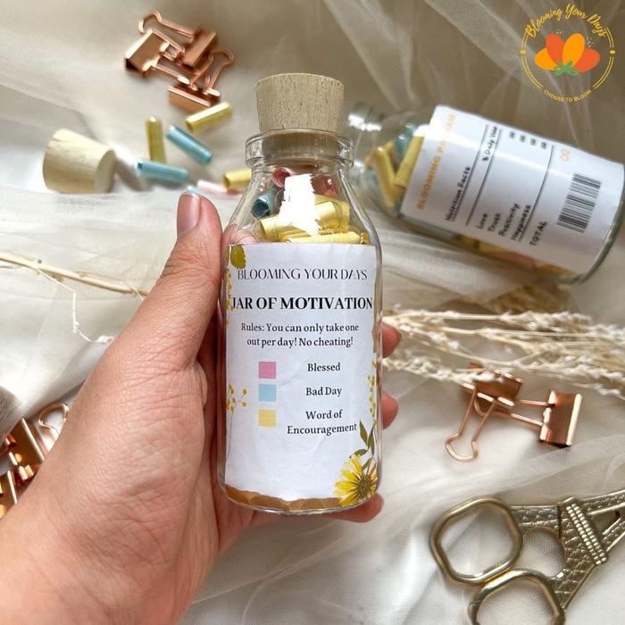 Gambar Jar of notes Wish Jar Messages In a Bottle Capsul Love Botol Surat - Jar Motivation, Isi B.Inggris dari Blooming Your Days undefined Tokopedia