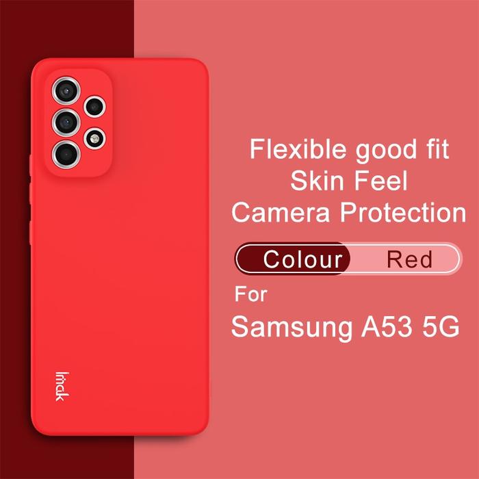 Gambar Casing Samsung Galaxy A53 5G Original IMAK Soft Case Camera Protector - Merah dari Jakies Home undefined Tokopedia
