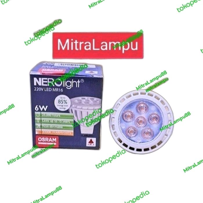 Gambar Lampu Led Spot Light Mr16 6W 6Watt SpotLight Led Cree Osram Tusuk NERO - Putih dari MitraLampu88 undefined Tokopedia