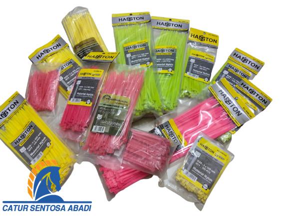 Gambar Kabel Ties Cabel Tie Nylon Hijau Kuning Merah 10cm 15cm 20cm 25cm 30cm - Hijau | 10CM dari CATUR SENTOSA ABADI 888 undefined Tokopedia