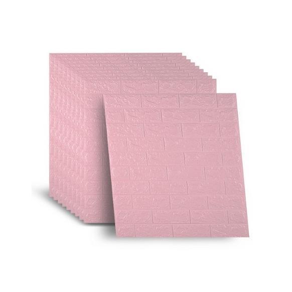Gambar Brick Foam 3D Wallpaper Dinding Busa (BUY 1 GET 5) - BATA PINK dari BeliTerus-5 undefined Tokopedia