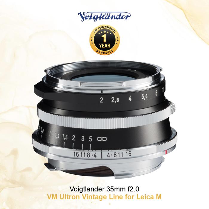 レンズ(単焦点) ULTRON Vintage Line 35mm F2 TYPE II Voigtlander 35mm F2 Ultron Vintage Line II Black