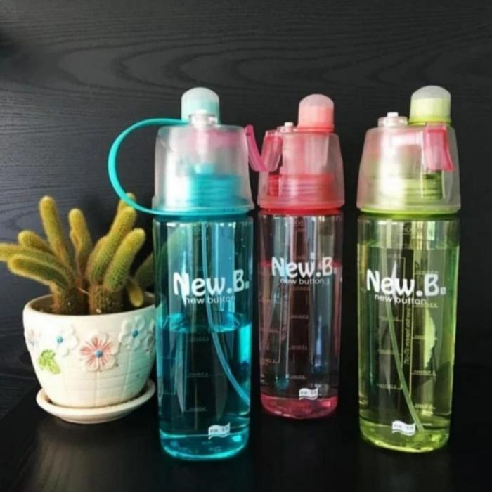 Gambar Botol Minum New B Sport Spray Water Bottle 600 ML Botol Semprot dari Amanah Perabot undefined Tokopedia