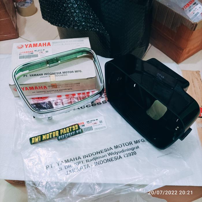 Gambar batok belakang dan ring rim lampu RXKING RX KING OVAL ORIGINAL YGP dari DWI MOTOR99 undefined Tokopedia