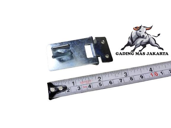Gambar Grendel Overval Overpal Plat Badak 2 3 4 5" Inch Slot Cantolan Gembok - Plat 2" dari GADING MAS JAKARTA undefined Tokopedia