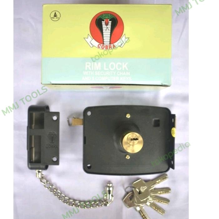 Jual Kunci otomatis COBRA - Kunci pintu besi COBRA - Rim Lock COBRA ...