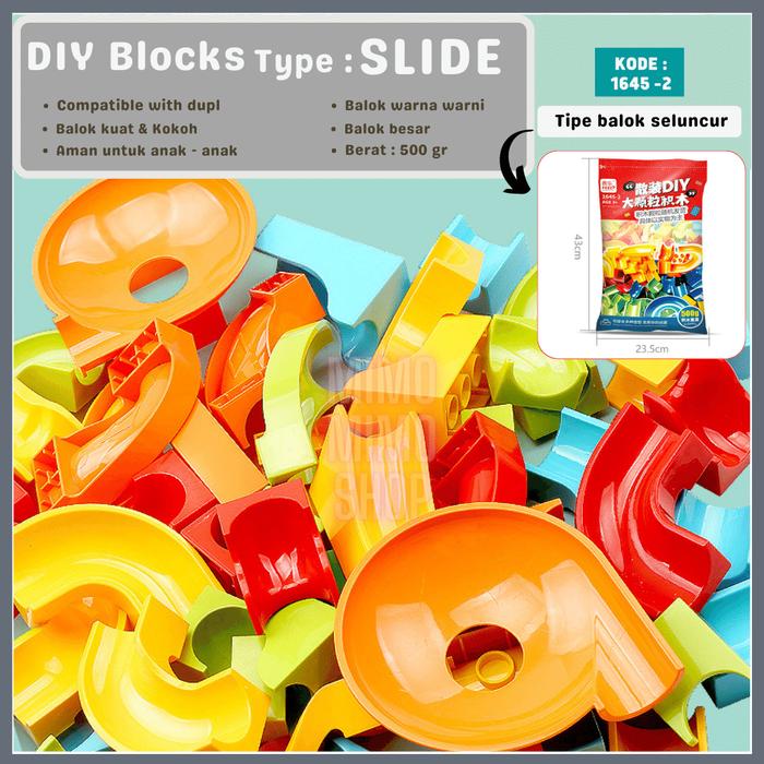 Gambar DIY blocks BALOK bricks Balok Besar Compatible Balok - SLIDE BLOCKS dari Mimomimoshop undefined Tokopedia