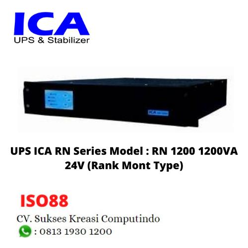 Ica Rn2000 Jual UPS ICA RN Series Model : RN 1200 1200VA 24V (Rank Mont Type ...
