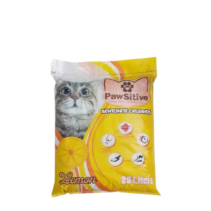 Gambar Pasir Kucing Pawsitive 25L- Pasir Kucing Wangi Gumpal GOSEND GRAB - LEMON dari KITTY PET HOUSE undefined Tokopedia