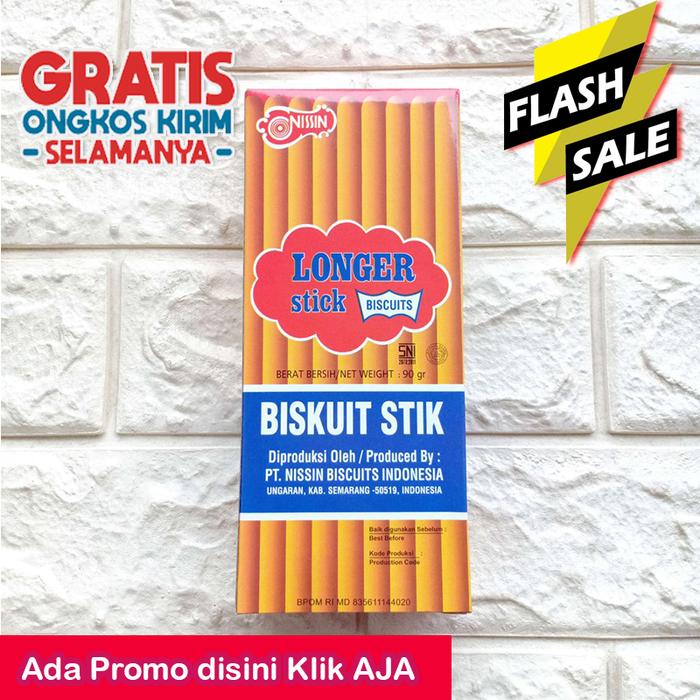 Gambar Nissin Longer Stick Biscuits 90gram biskuit stick dari serbadiskon1 undefined Tokopedia