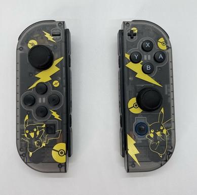 Gambar JC Handle Joy Con Joycon Controller Pikachu Pokemon Custom - PIkachu Black dari Gameland undefined Tokopedia