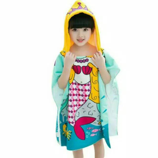 Gambar Handuk|Kado|Bayi|Baby|Batita|Anak|Renang|Mandi|Lucu|Berenang|Topi - B Mermaid dari Dewei Babyshop undefined Tokopedia