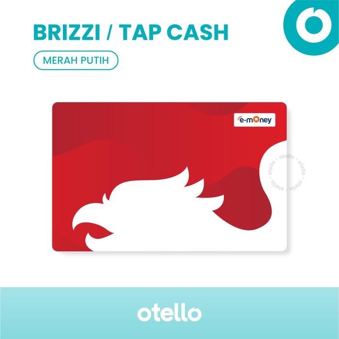 Gambar Kartu Brizzi BRI Tap Cash BNI Indonesia Dirgahayu RI 17 Agustus eToll - Merah Putih, Brizzi 1 Sisi dari Otello Studio undefined Tokopedia