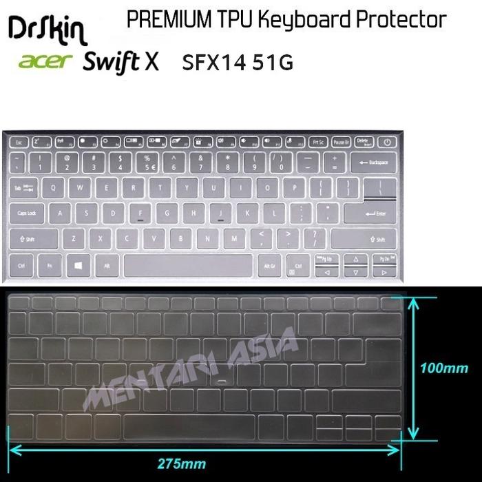 Jual Keyboard Protector ACER Swift X SFX14-51G 2022 DrSkin