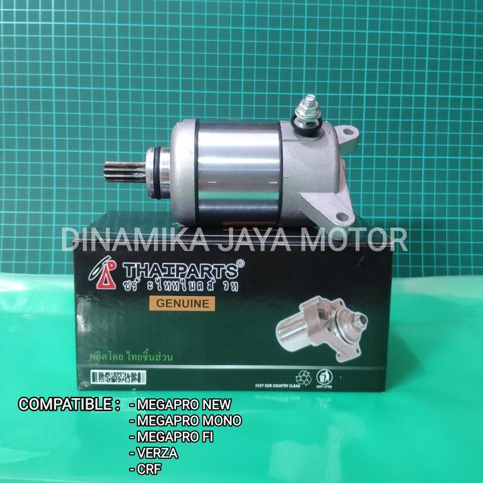 Gambar DINAMO STARTER STATER ASSY MEGAPRO NEW MEGAPRO MONO FI VERZA CRF dari DINAMIKA JAYA MOTOR undefined Tokopedia
