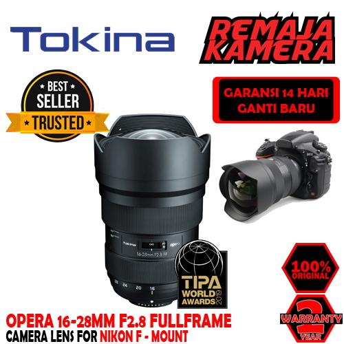 Jual Tokina Opera 16-28mm Full Frame For Nikon F Mount