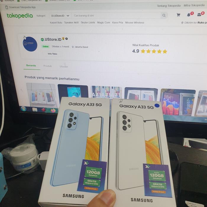 Gambar Samsung A33 5G 6/128 dan 8/256 Second likenew - 8/256GB dari JJStore-ID undefined Tokopedia