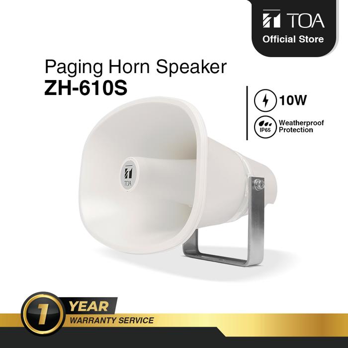 Gambar TOA ZH-610S Paging Horn Speaker 10 W dari TOA Indonesia Official Store undefined Tokopedia