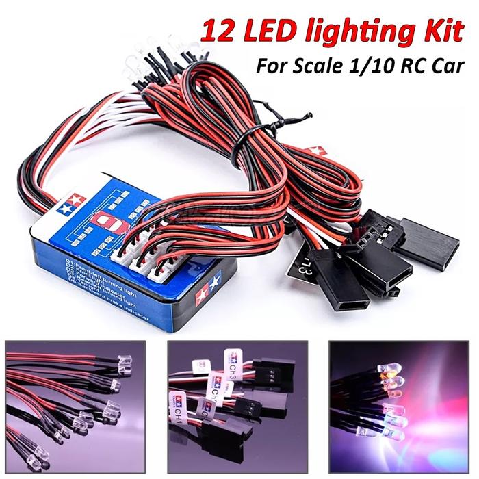 Gambar LED 12 Lighting System Kit Smart Simulation Lights dari HOMA RC undefined Tokopedia