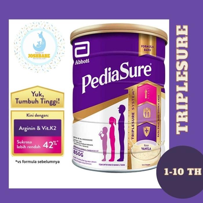 Gambar PEDIASURE TRIPLESURE RASA vanila atau coklat Susu Pediasure - coklat 400gr dari Joshbabe undefined Tokopedia