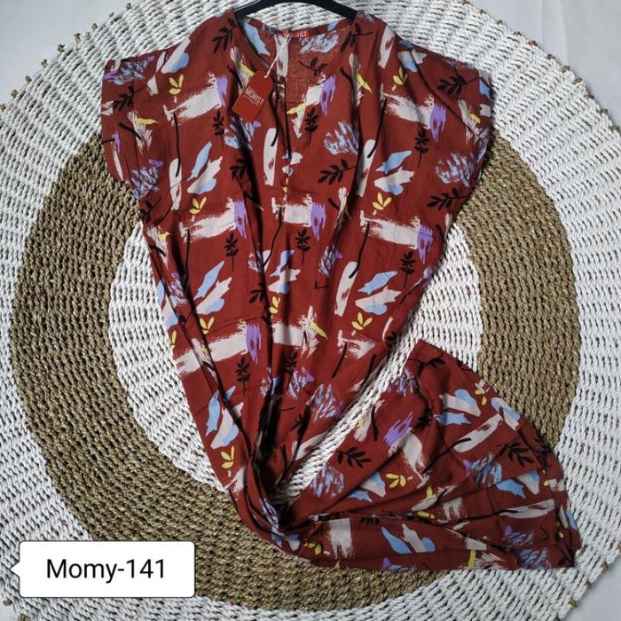 Gambar DASTER HARIAN MURAH WANITA MORIST HOMEDRESS DASPEN BUSUI BERMOTIF COD - Daun dari mursistore undefined Tokopedia